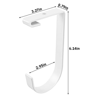 6 Pack Heavy Duty Flat Hook Accessory for Garage Ceiling and Wall Storage