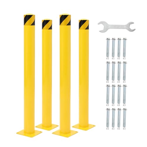 4 Pack Heavy Duty Safety Bollards