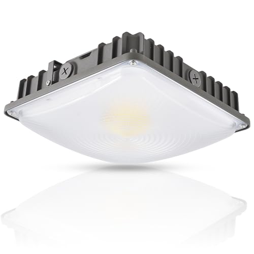 LED Canopy Garage Light 3CCT LED Gas Station Commercial Fixture Lights