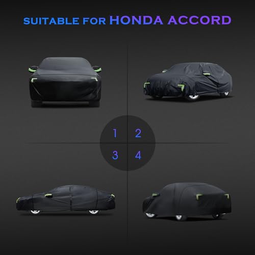 Car Cover Custom Fit for Honda Accord 2001