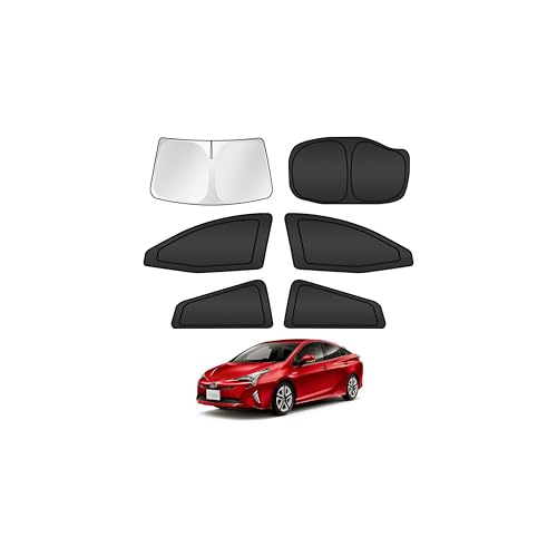 Windshield Sun Shade for Toyota Prius Hatchback 2016 (6 Count)