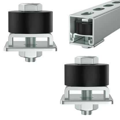 Trolley Roller Wheels Limit Trolley Assembly Positioning for Unistrut Strut Channel with 1 (2 Count)