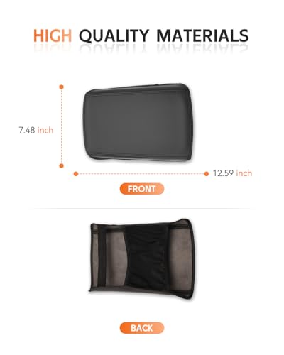 for 2026 Cadillac Vistiq Center Console Cover Armrest Box Cover for 2026+ Vistiq Accessories Console Arm Rest Protector