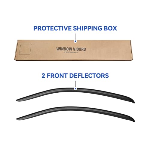 Window Visors Rain Guards for 2005 2006 2007 2008 2009 Ford Mustang