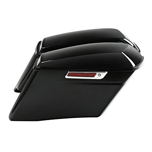 Motorcycle 4" Stretched Saddlebags Fit For Harley Touring 2014 (2 Count)