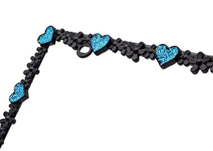 3D Shining Daisy Heart License Plate Frame from Pure Zinc Alloy Metal Perfect Plate Holder