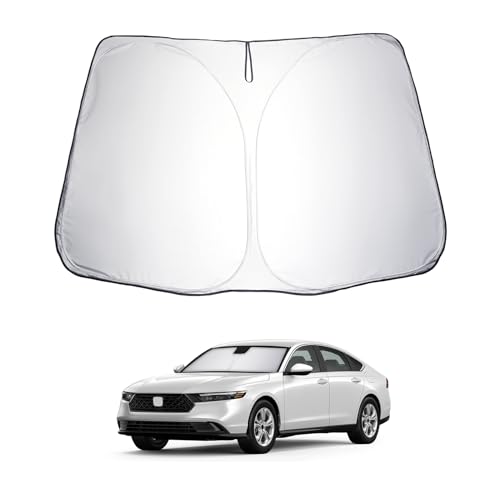 for 2024 2025 Honda Accord Windshield Sun Shade 2025 Honda Accord Windshield Sunshades Accessories Sunshade Cover Block UV Ray Front Window Sunshade