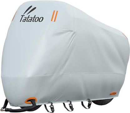 Heavy Duty Motorcycle Cover Waterproof Outdoor Storage Fits Up to 104"