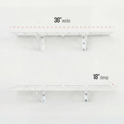 Steel Garage Wall Shelves 2 (2 Count)
