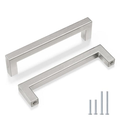 60 Pack 6-1/4 Inch Brushed Nickel Cabinet Pulls Drawer Handles (60 Count)