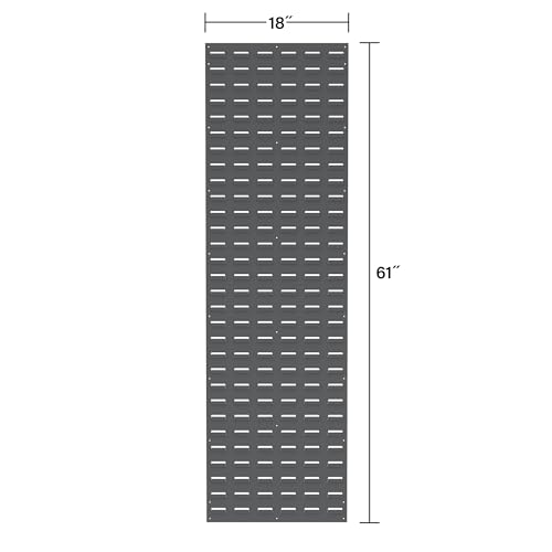 30118 Louvered Steel Wall Mount Panel Garage Organizer for Hanging AkroBin Storage Bins