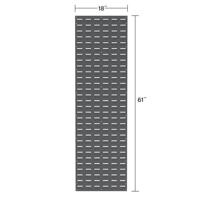30118 Louvered Steel Wall Mount Panel Garage Organizer for Hanging AkroBin Storage Bins