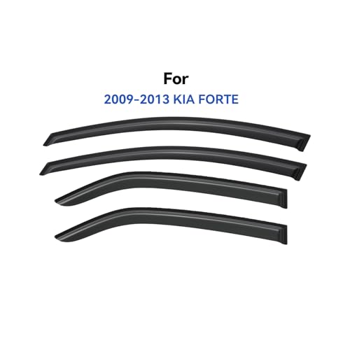 Window Visors Rain Guards for 2009 2010 2011 2012 2013 Kia Forte