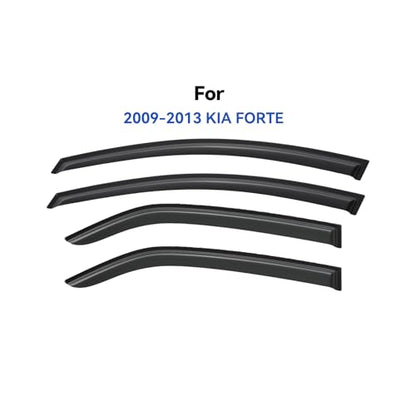 Window Visors Rain Guards for 2009 2010 2011 2012 2013 Kia Forte