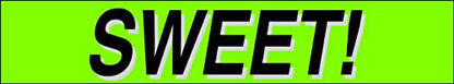 Ez line Vinyl Windshield Stickers 3 Dozen 15 Inch Chartreuse Slogan Dealership Pro Pack for Car Lots (36 Count)