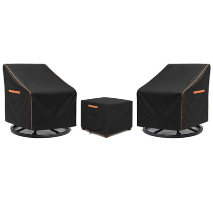 3 Piece Patio Furniture Cover Set for Bistro Sets (3 Count)