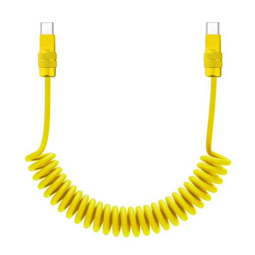 USB C to C 240W Coiled Charging Cable