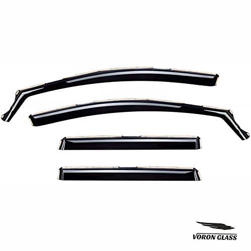 in Channel Extra Durable Rain Guards for Honda CR (4 Count)