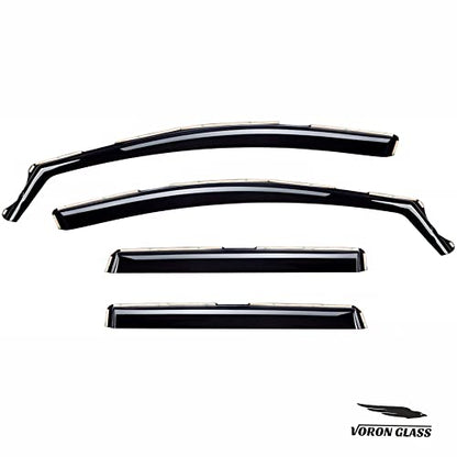 in Channel Extra Durable Rain Guards for Honda CR (4 Count)
