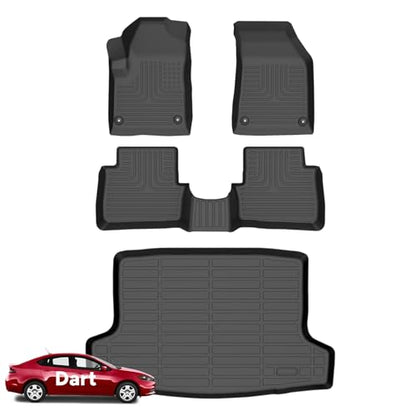 Floor Mats & Cargo Liner for 2013 2014 2015 2016 Dodge Dart