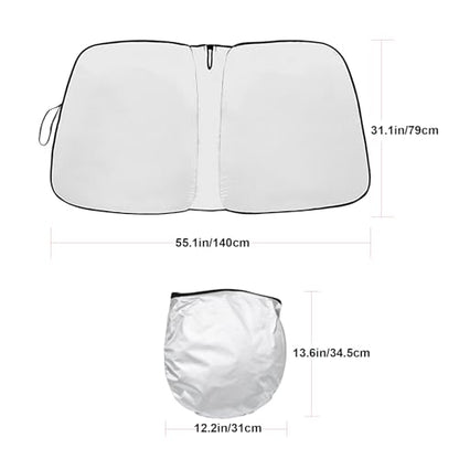 Foldable Front Windshield Sunshade fit for Jeep Grand Cherokee 2014