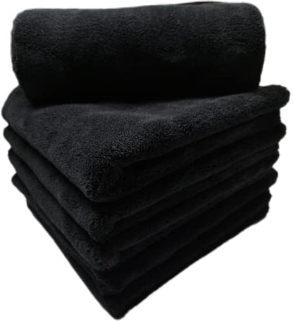 Plush Edgeless Microfiber Towel for Car (6 Count)