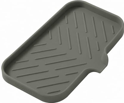 Silicone Soap Dish with Drain Spout