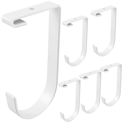 6 Pack Heavy Duty Flat Hook Accessory for Garage Ceiling and Wall Storage