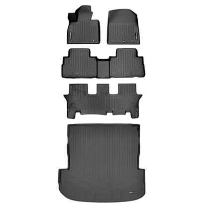 All Weather Custom Fit Floor Mats 2 Row Liner Set Compatible with 2020