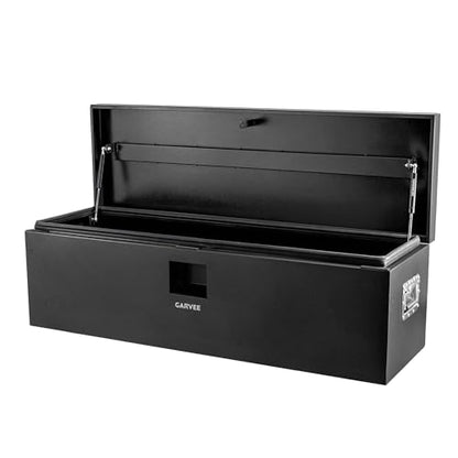 Black Steel Truck Bed Tool Box