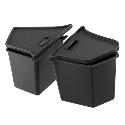 Model Y 5 Seater Rear Trunk Storage Bins with Lids for 2023 (2 Count)