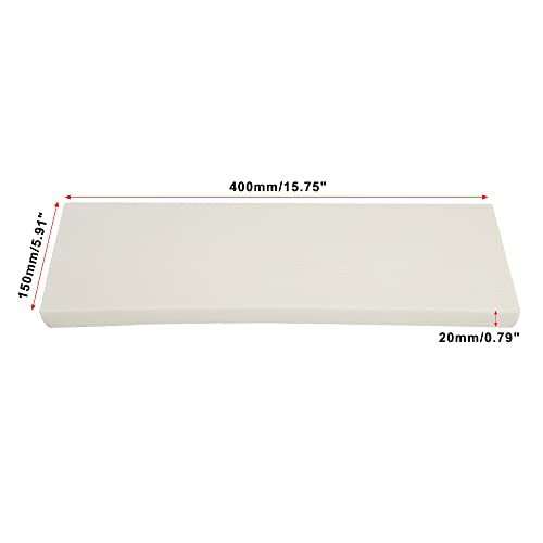 400x150x20mm 2pcs Car Garage Wall Guard Door Bumper Protector Anti Collision Water Resistance EVA White