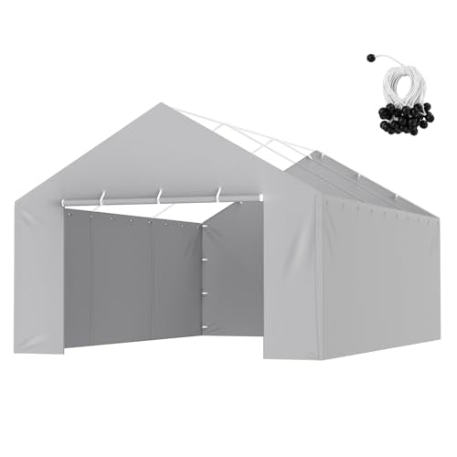 Carport Replacement Canopy Cover Side Wall 13 x 20 ft