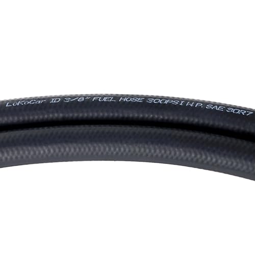 Rubber Fuel Hose Line Push Lock 3 (5 Foot)