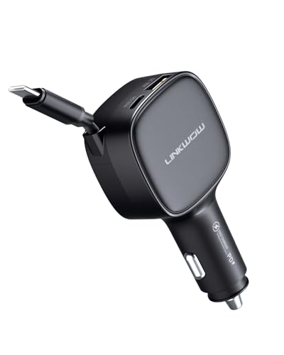 Retractable Car Charger USB C
