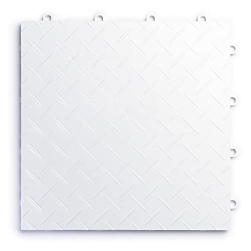 SnapLock RaceDeck Diamond 12"x12" Interlocking Garage Tiles (24 Sq Ft)