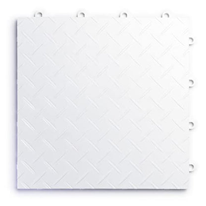 SnapLock RaceDeck Diamond 12"x12" Interlocking Garage Tiles (24 Sq Ft)