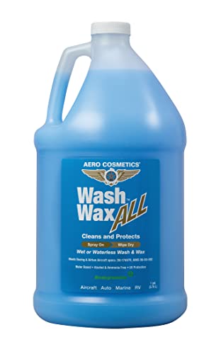 Wash Wax ALL 128 Fl. oz Waterless Car Wash RV Boat Spray Detailer (128 Fl Oz)