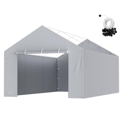 Carport Replacement Canopy Cover Side Wall 12 x 20 ft