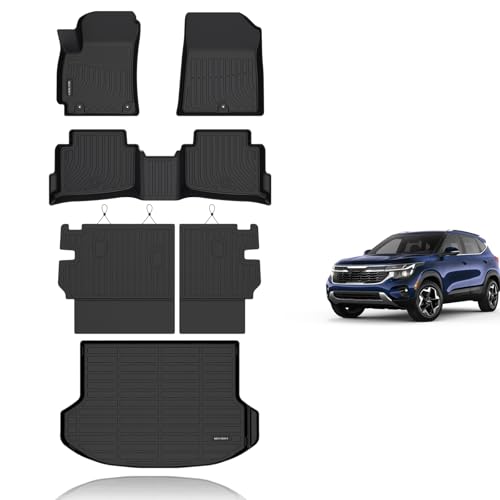 Floor Mats with Seatback Mats for Kia Seltos 2024
