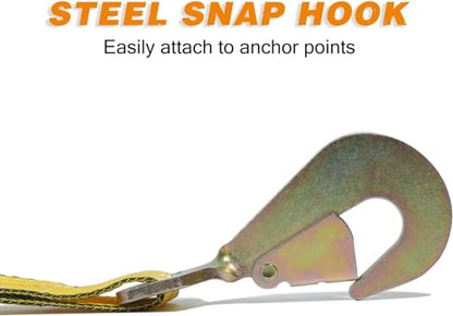 Car Hauler Tie Down Straps 4 (4 Count)