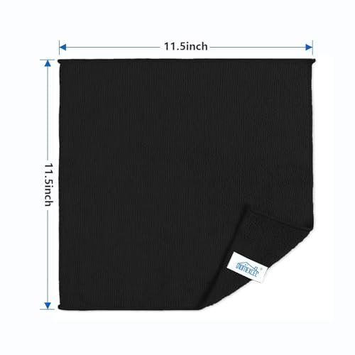 Black Cleaning Rags 5 Pack (5 Count)