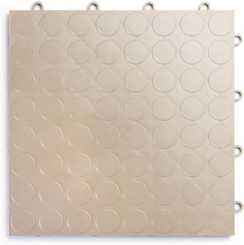 SnapLock RaceDeck CircleTrac 12"x12" Interlocking Garage Tiles (12 Count)