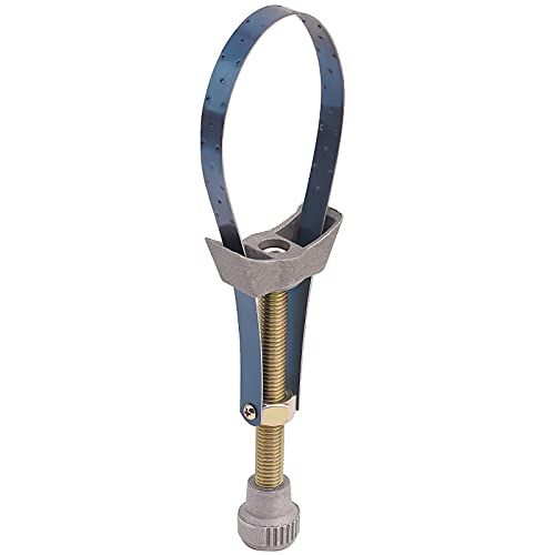 1PC Car Auto Motorcycle Oil Filter Tool Strap Wrench Diameter Adjustable 60mm To 120mm Universal Removal Tools Suction Tweezers Replacement Tips Strap Wrench