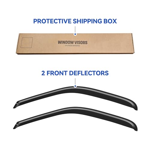 Window Visors Rain Guards for 2000 (2 Count)