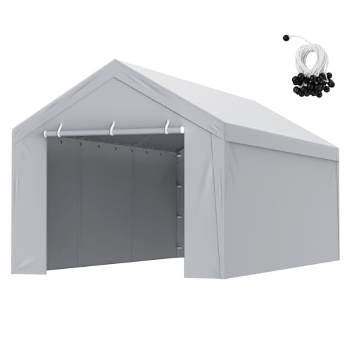 Carport Replacement Canopy Cover Top + Side Wall 13 x 20 ft