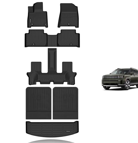 Floor Mats & Backrest Mats & Cargo Liner for 2026 2025 2024 Hyundai Santa Fe