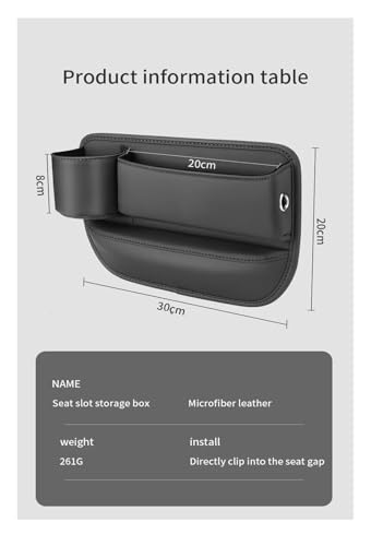 Seat Organizer Gap Multifunction Crevice Water Cup Holder For Model Y