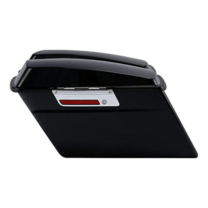 Matte Black Hard Saddlebags Fit for Harley Road King Street Glide Electra Glide Ultra 1994