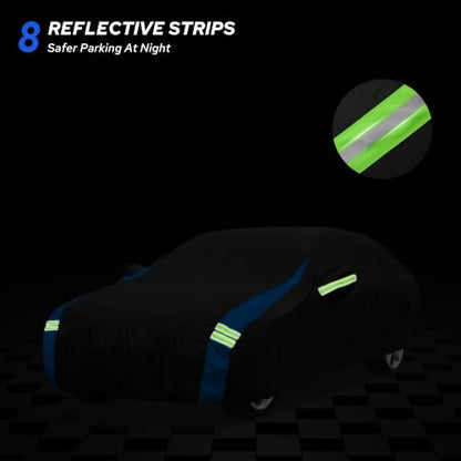 Car Cover Waterproof All Weather for Automobiles Sedan 194"